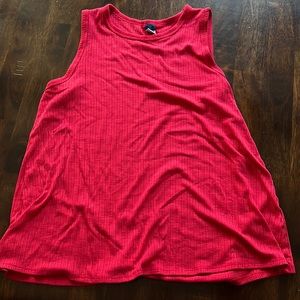 Old Navy Luxe tank top, red, XS